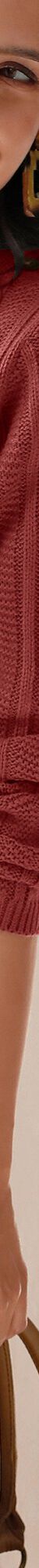 Robe pull maille torsadée (tomette) Robe pull maille torsadée (tomette)